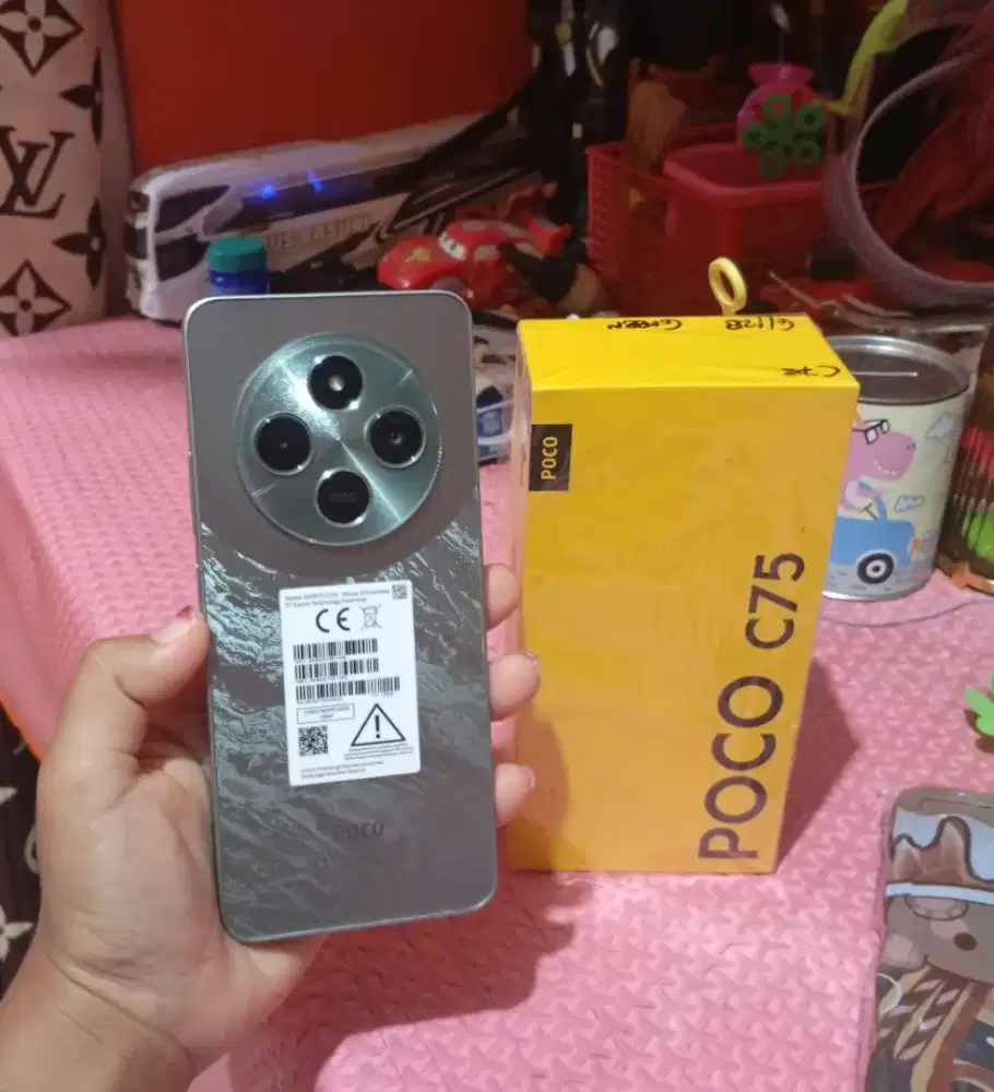 Poco c75 NFC ram 6+6/128 fullset ori mulus!.
