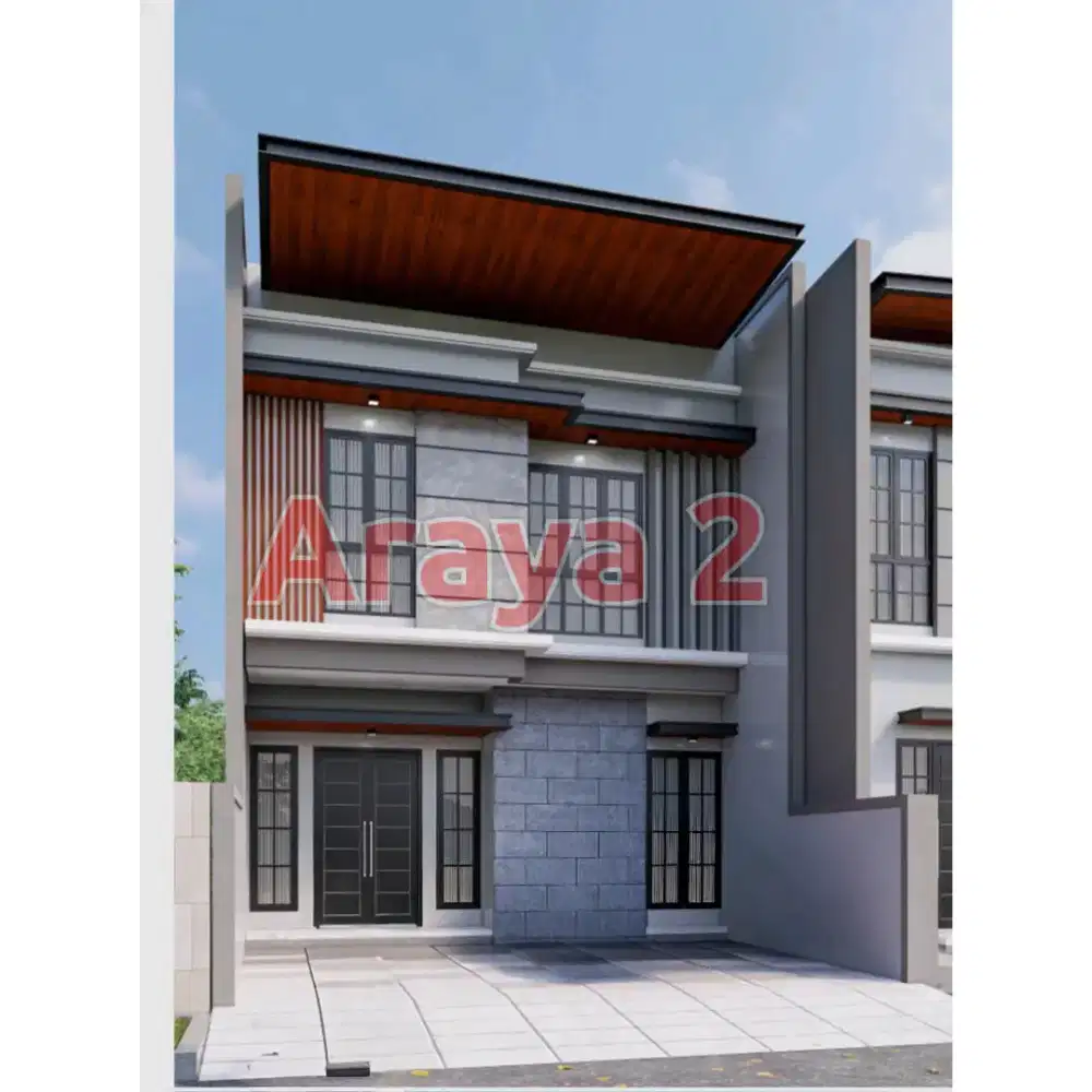 Dijual perumahan galaxy bumi permai araya 2 minimalis kontemporer