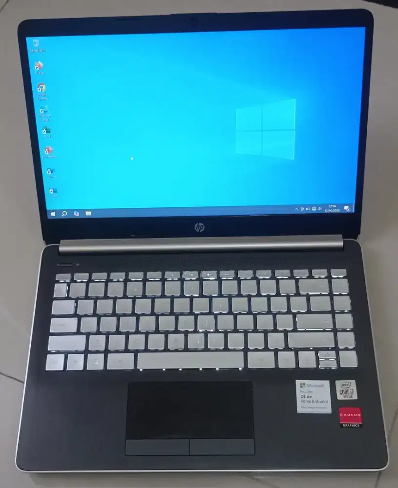 hp 14s core i7 gen 10 gaming design murah