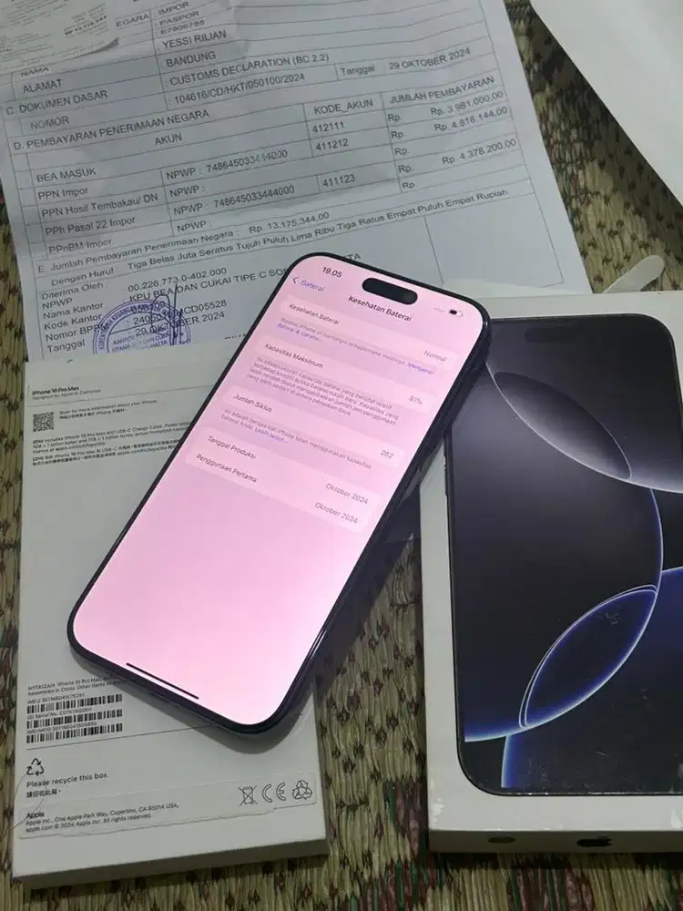 Iphone 16promax 512 zaa dual cukai