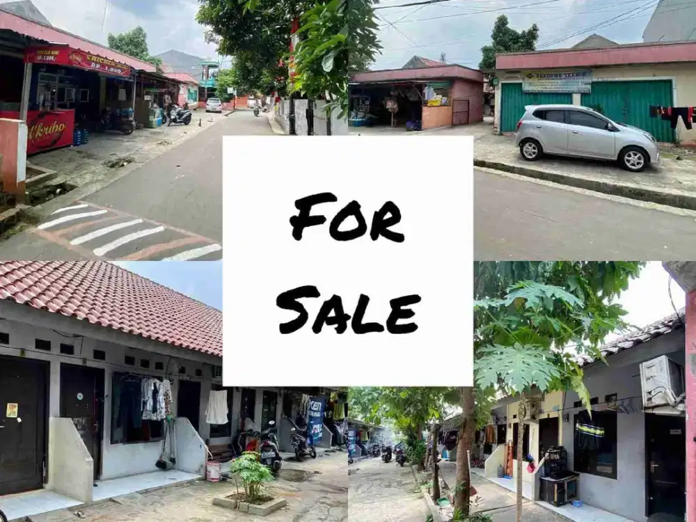 DIJUAL Kontrakan 15 Pintu+3 Kios Dekat Tol Brigif