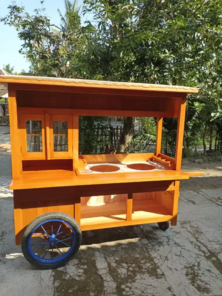 Jual Gerobak Angkringan, Bakso, Mie Ayam, Bubur, Sate, Soto, Pecel dll