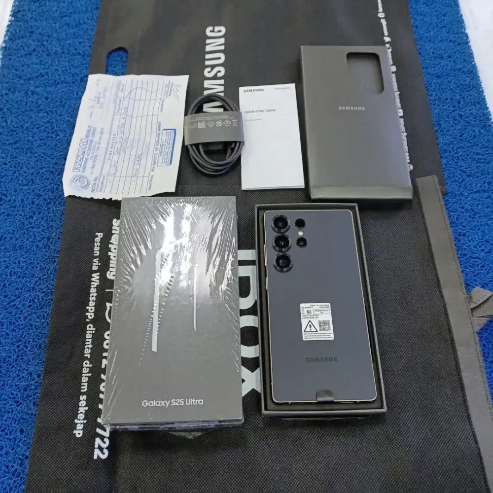 Samsung Galaxy S25 Ultra pake 1 Bulan 99% like new grs resmi sein pjg