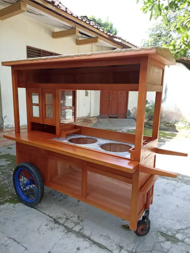 Jual Gerobak Angkringan, Bakso, Mie Ayam, Bubur, Sate, Soto, Pecel dll