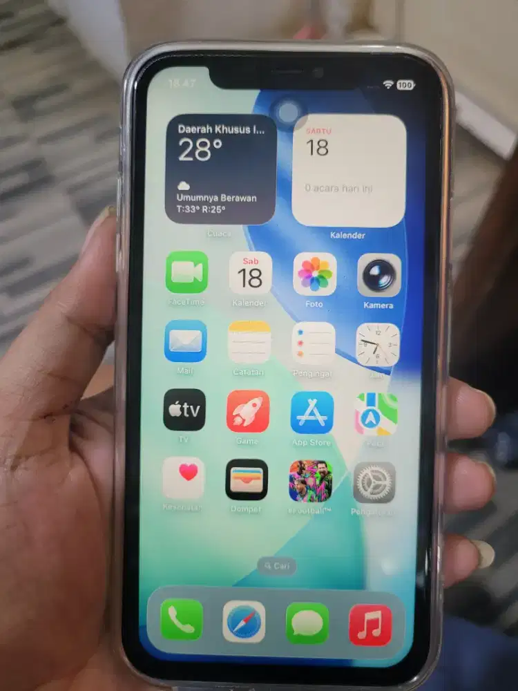 I phone 11 x ibox memori 128gb like New mulus lengkap
