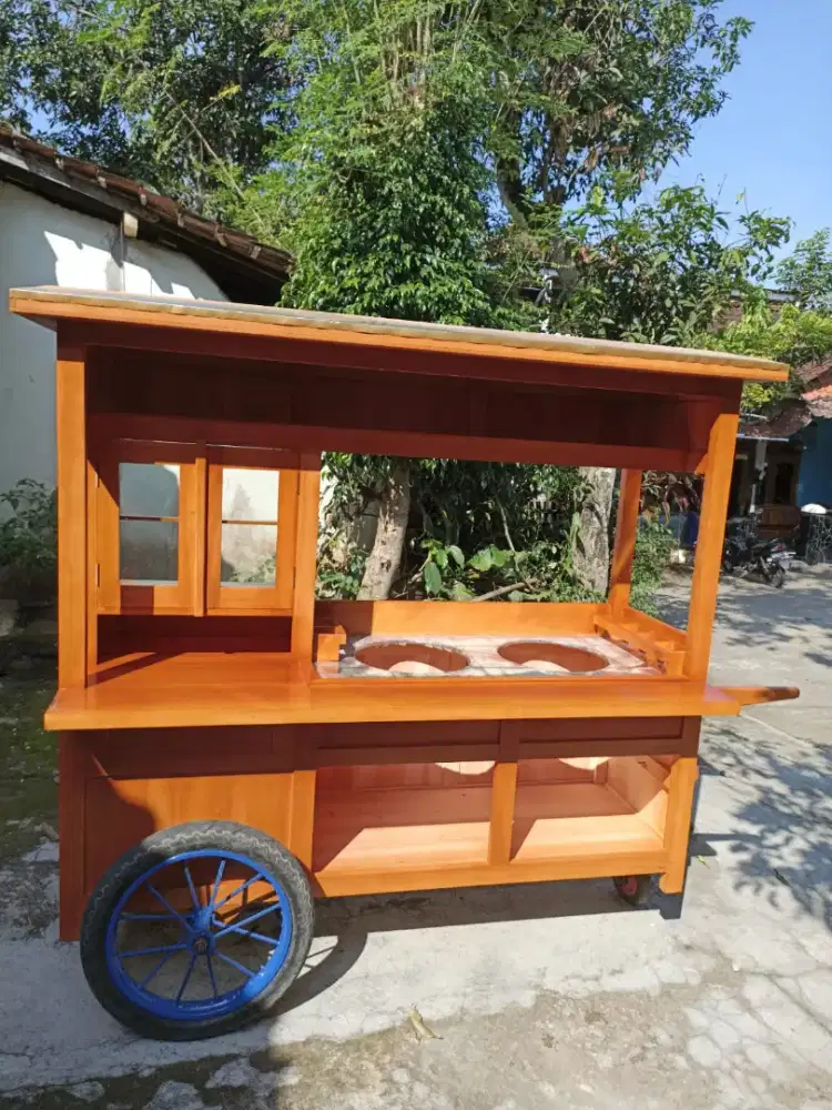 Jual Gerobak Angkringan, Bakso, Mie Ayam, Bubur, Sate, Soto, Pecel dll