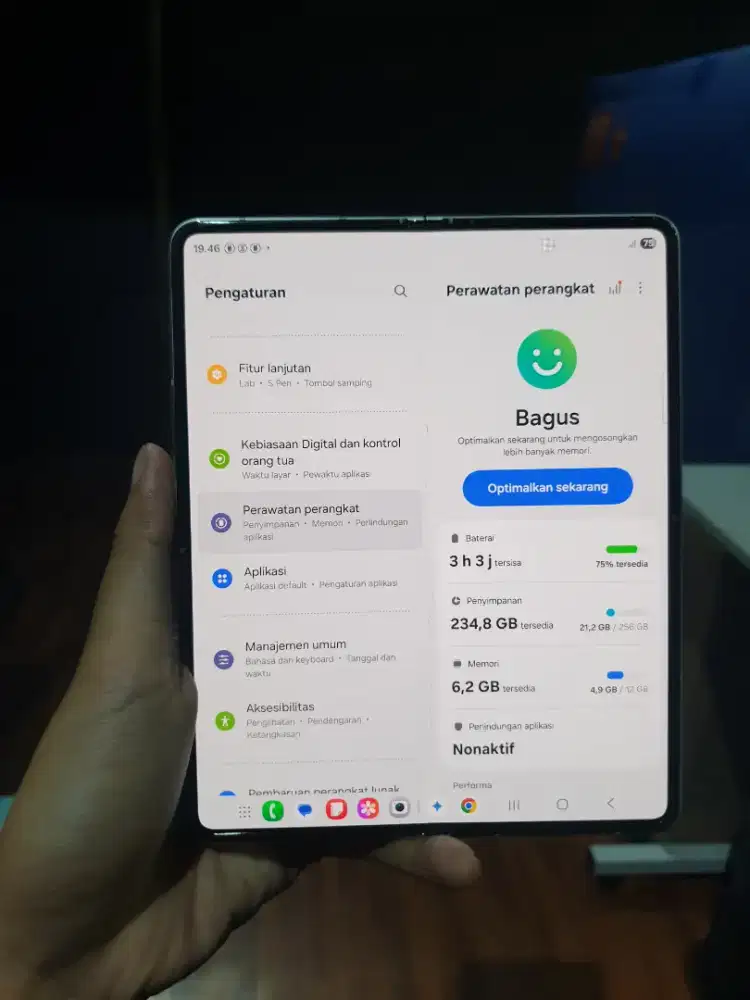 Samsung Galaxy Z Fold 3 5G 12/256 Lengkap Resmi