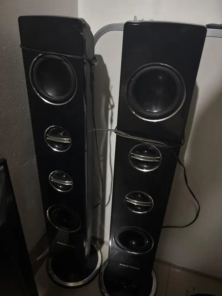 Dijual cepat speaker polytron tower