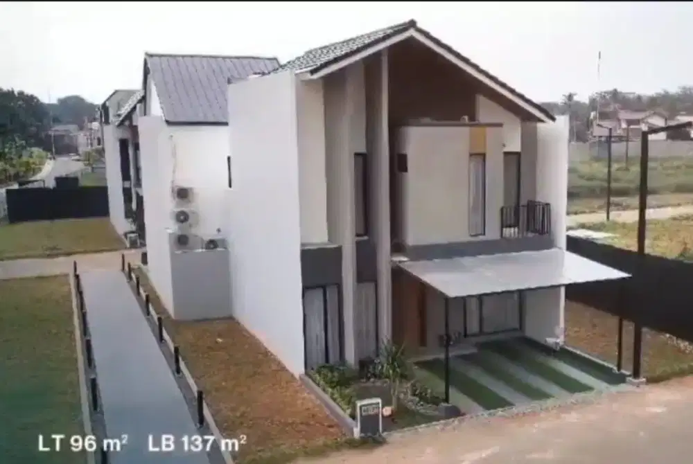 Dijual Rumah Baru 2 Lantai Scandinavian Ciracas Jakarta Timur