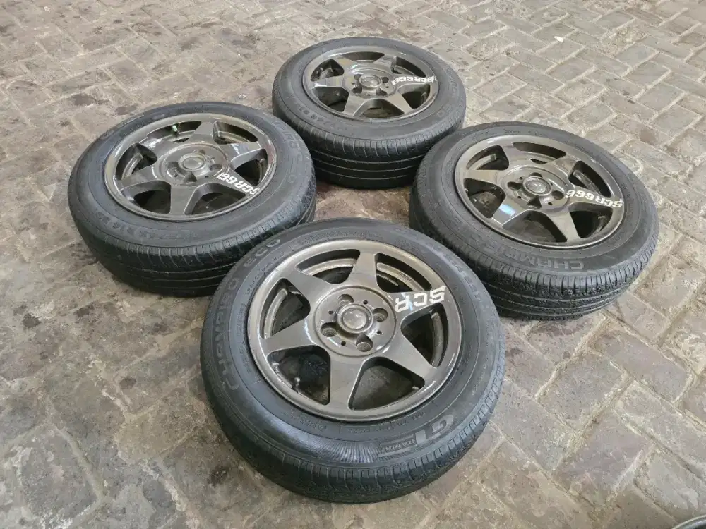 Velg Ban R14 Lebar 6 Agya Ayla Calya Sigra Limo Soluna Starlet Sirion