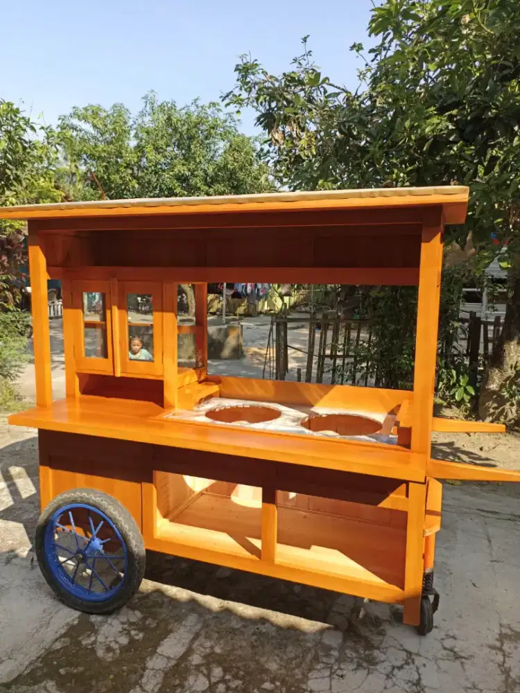 Jual Gerobak Angkringan, Bakso, Mie Ayam, Bubur, Sate, Soto, Pecel dll
