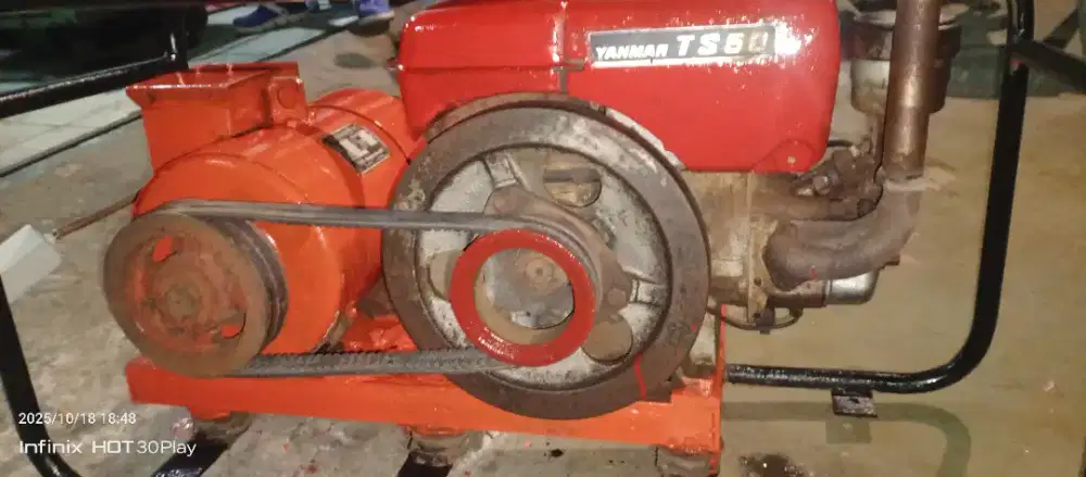 Jenset diesel Yanmar TS 50 dinamo denyo listrik 3000 watt kondisi bgus