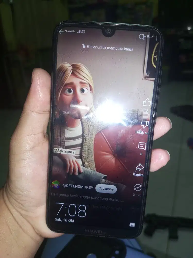 Huawei y7 2019 warna hitam