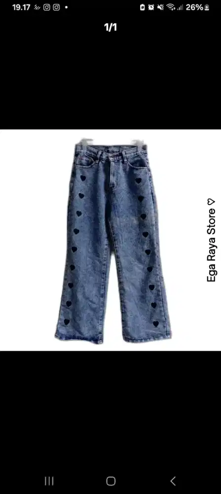 Celana jeans wanita preloved