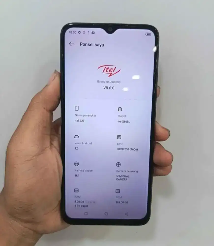 Itel s23 8gb / 128gb