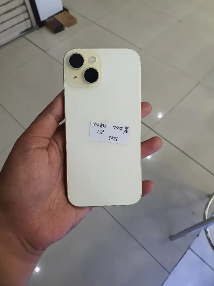 Iphone 15 128 Yellow iBox Second Resmi