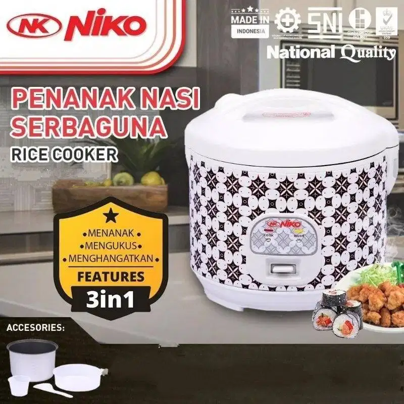 Rice Cooker Niko 1.2L – NK12BTQ