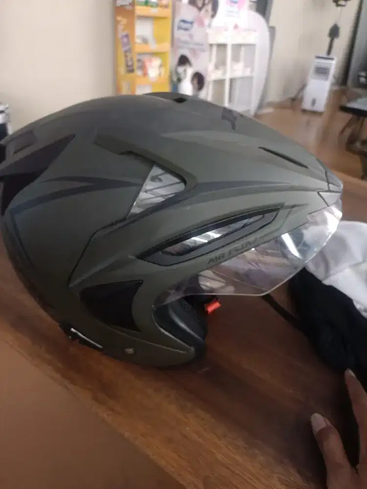 Jual helm jpx supreme 2 hijau tua original