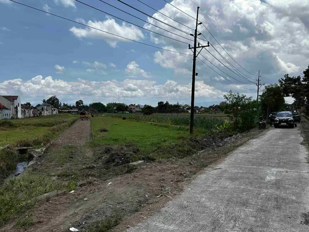 300 Jtan Free Pajak & Balik Nama 3Menit Jl. Ringroad Barat Godean