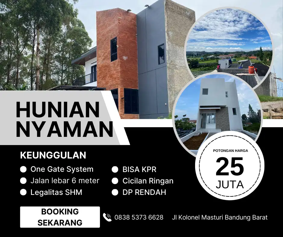 Super Comfy Hunian ala Villa di Kawasan Wisata Bandung dan Cimahi