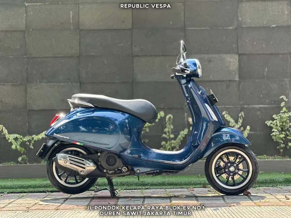 PIAGGIO VESPA PRIMAVERA S150 IGET ABS Th 2022 Warna Biru Perfect Condi