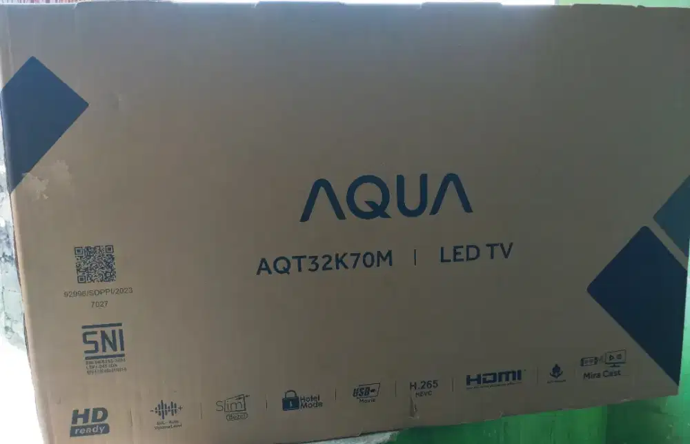 JUAL LED TV 32 INC DIGITAL, MEREK AQUA