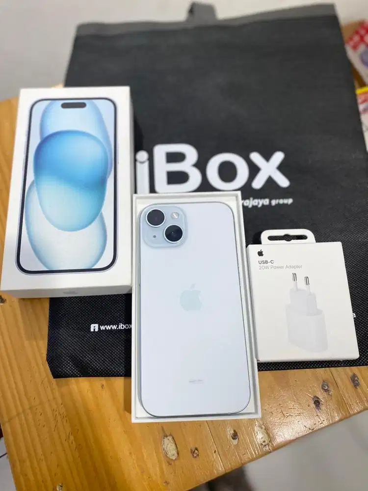 Iphone 15 128GB BLUE IBOX CC51 BH 100