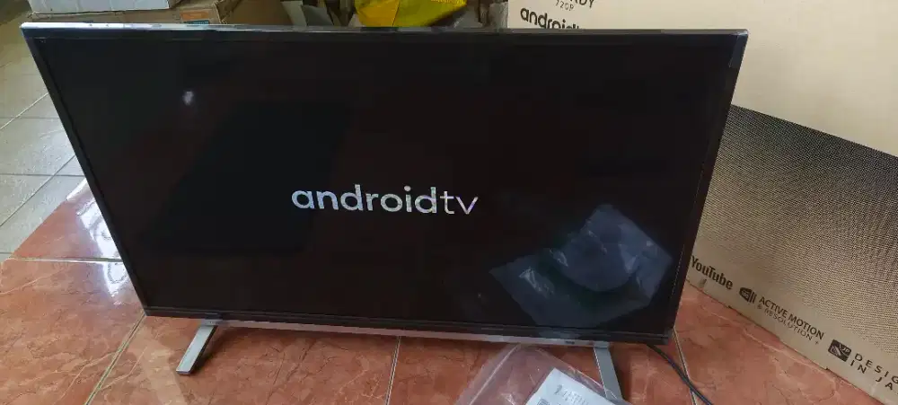 Android TV Toshiba 32inch fullset mulus normal