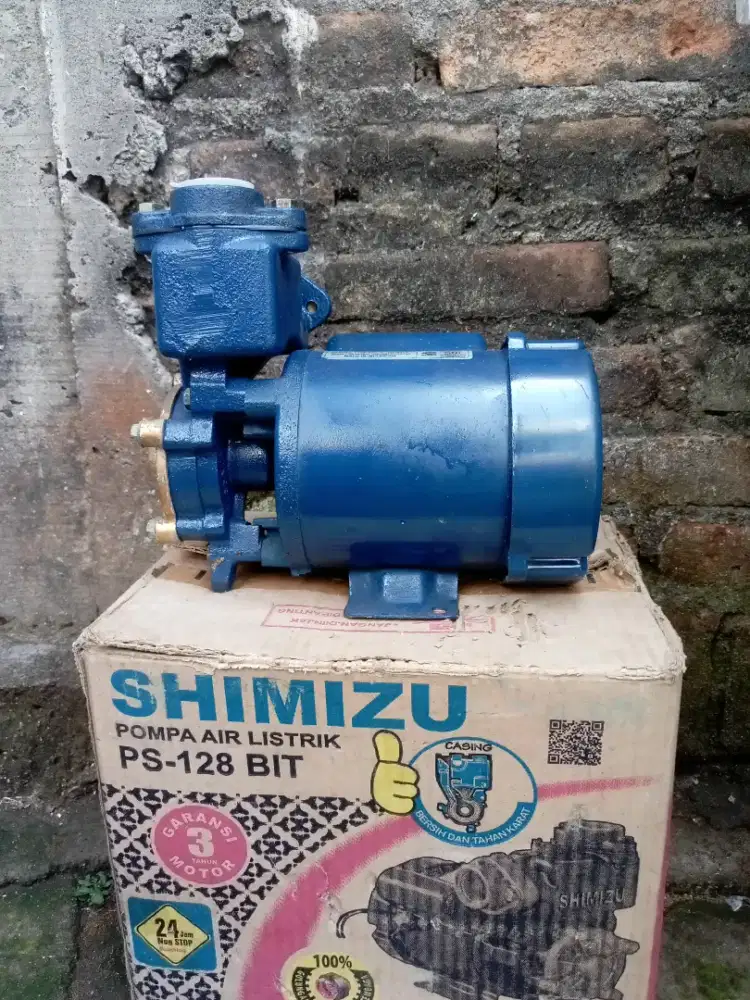 Pompa air Shimizu PS 128 bit bekas original siap pasang