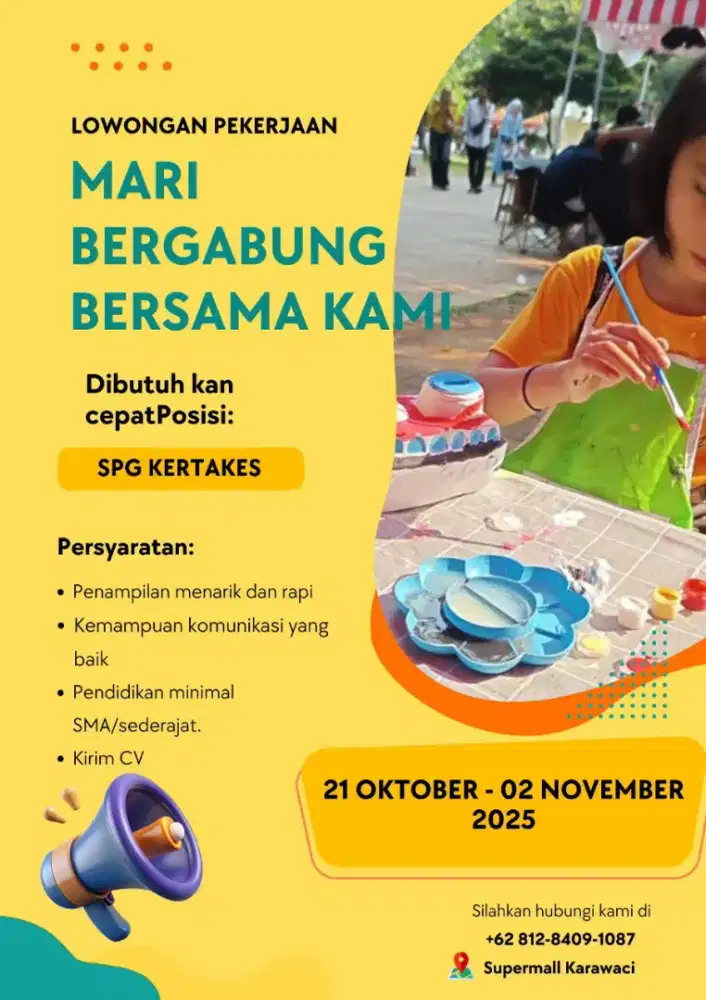 DI BUTUHKAN SPG EVENT