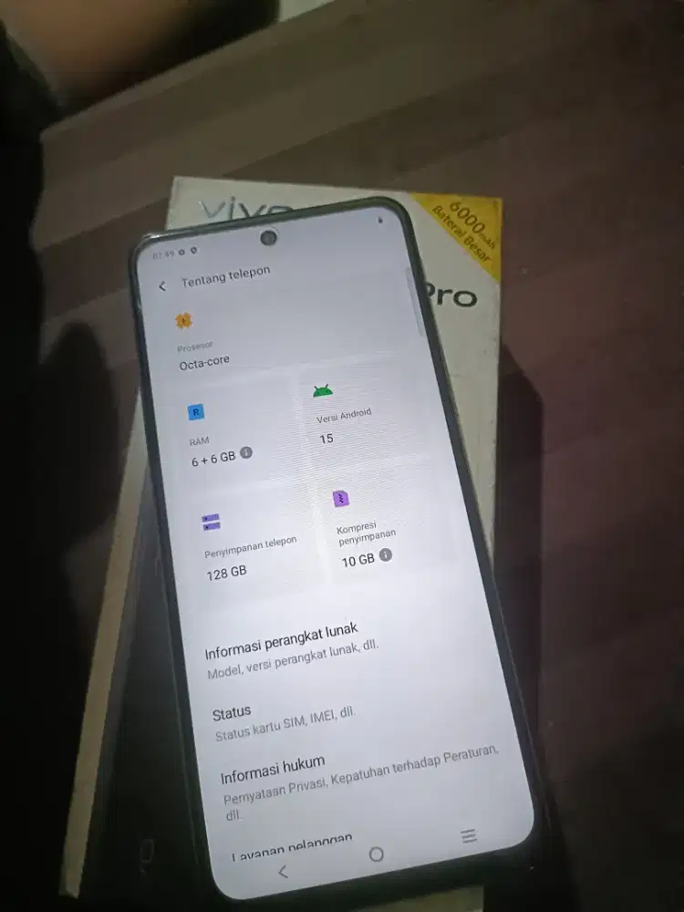 Vivo y19s pro fullset