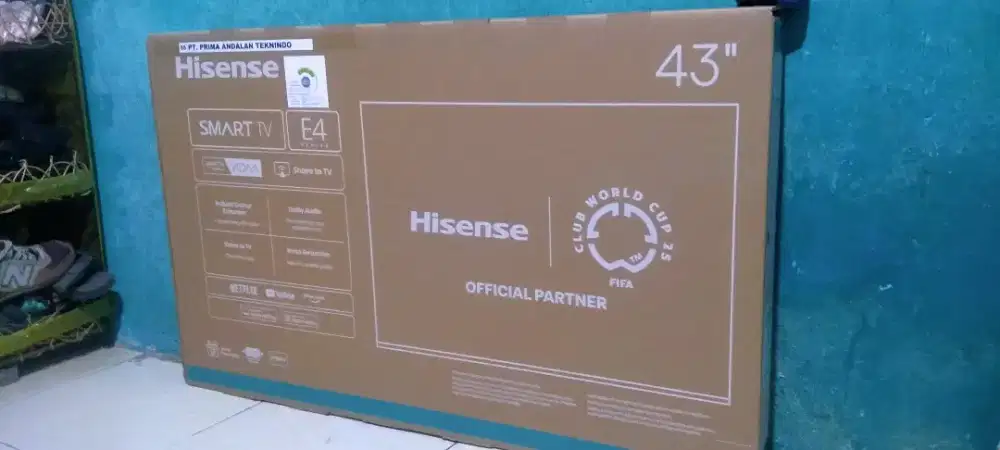 TV HISENSE 43 & SOUND SISTEM