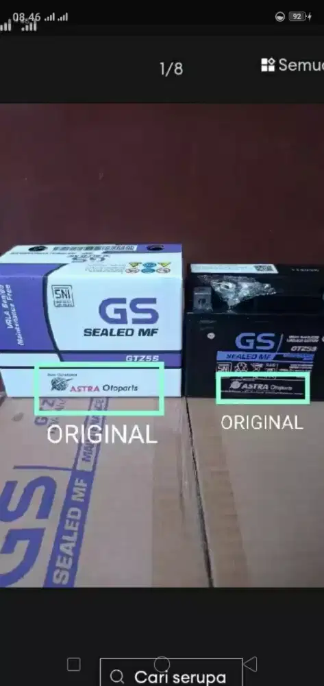 Promo ACCU SPD MATIC ORIGINAL Kepanjen