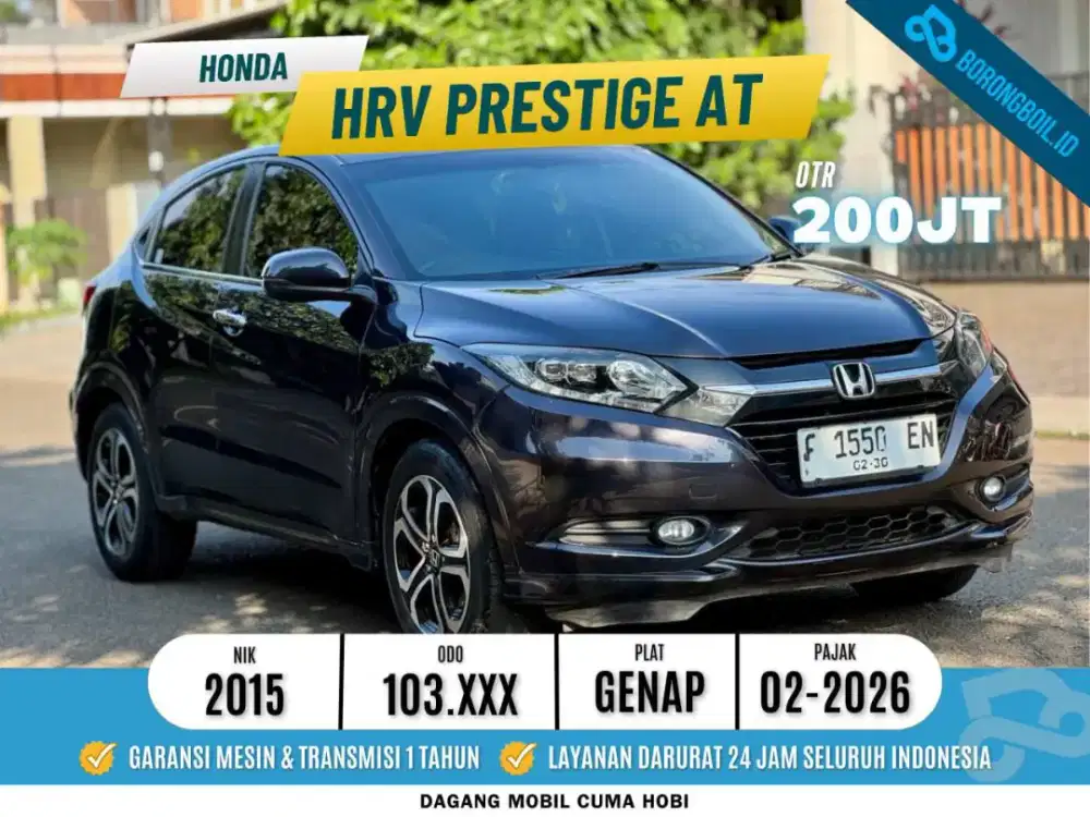 [TERMURAH] Honda HRV 1.8 Prestige AT 2015