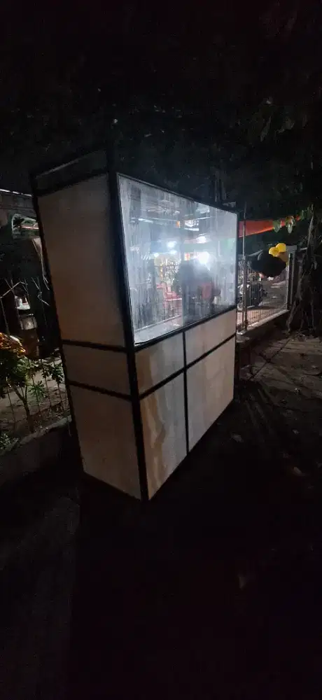 Jual grobak besi bkas jualan