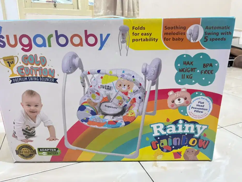 Jual Ayunan otomatis kasur matras bayi sugar baby