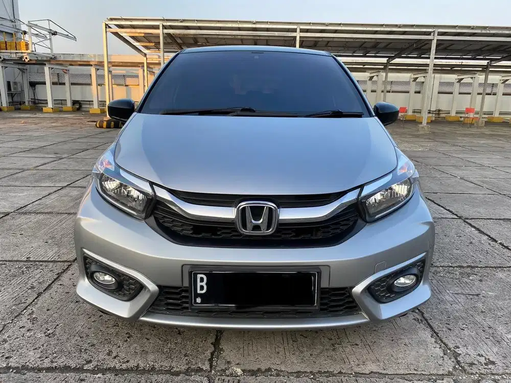 Brio Matic Km30rb Thn 2022 Service Record Honda 1.2 E AT Silver Lunar