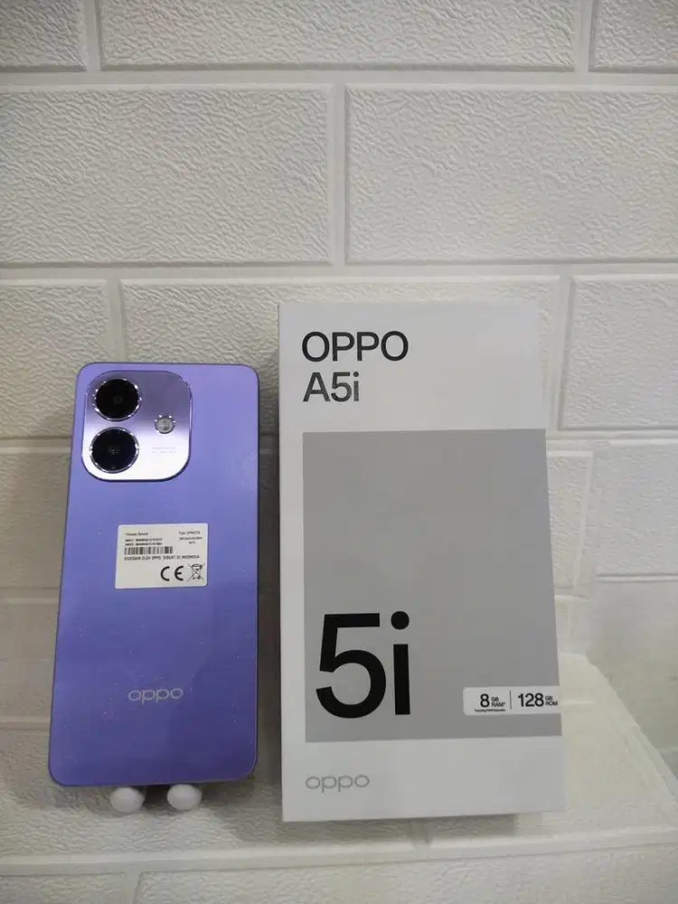 Oppo A5i 4/128 grs 07/2026 like new grs reami