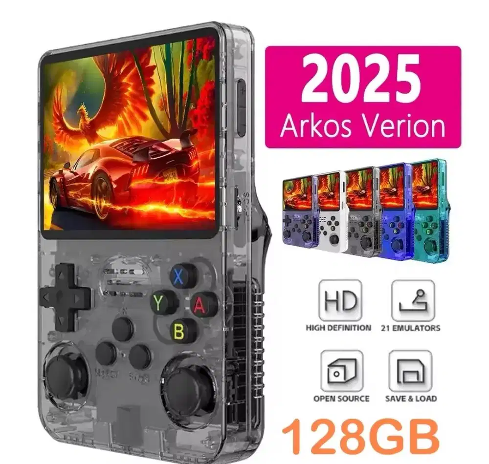 Retro Handheld R36S 128GB Black