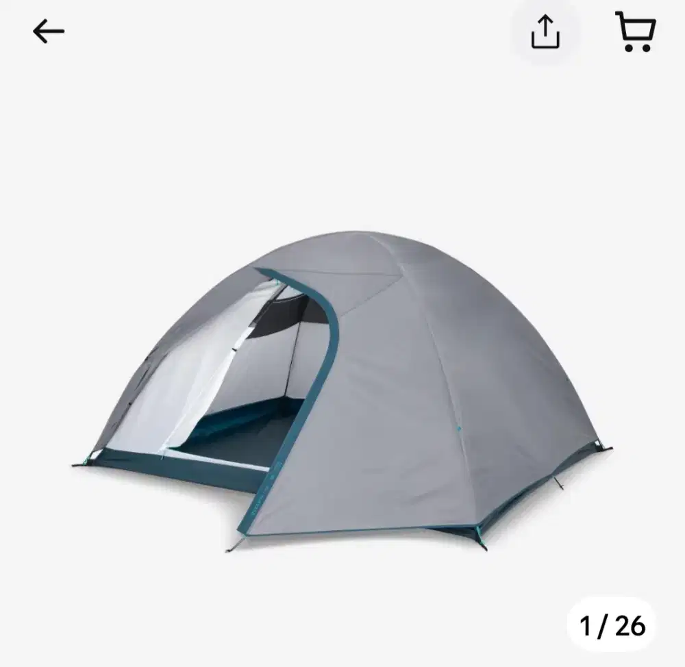 Quechua tenda camping MH 100 4 orang
