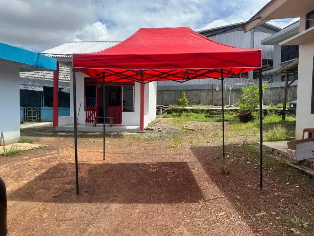 Tenda lipat 3x2 meter untuk jualan pinggir jalan. Ready stok Palembang