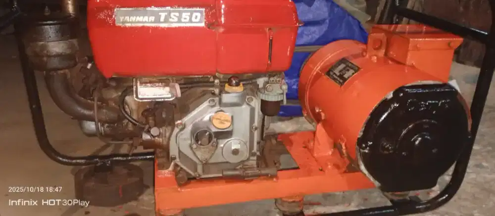 DiJUAL MESIN DIESEL GENSET YANMAR TS 60