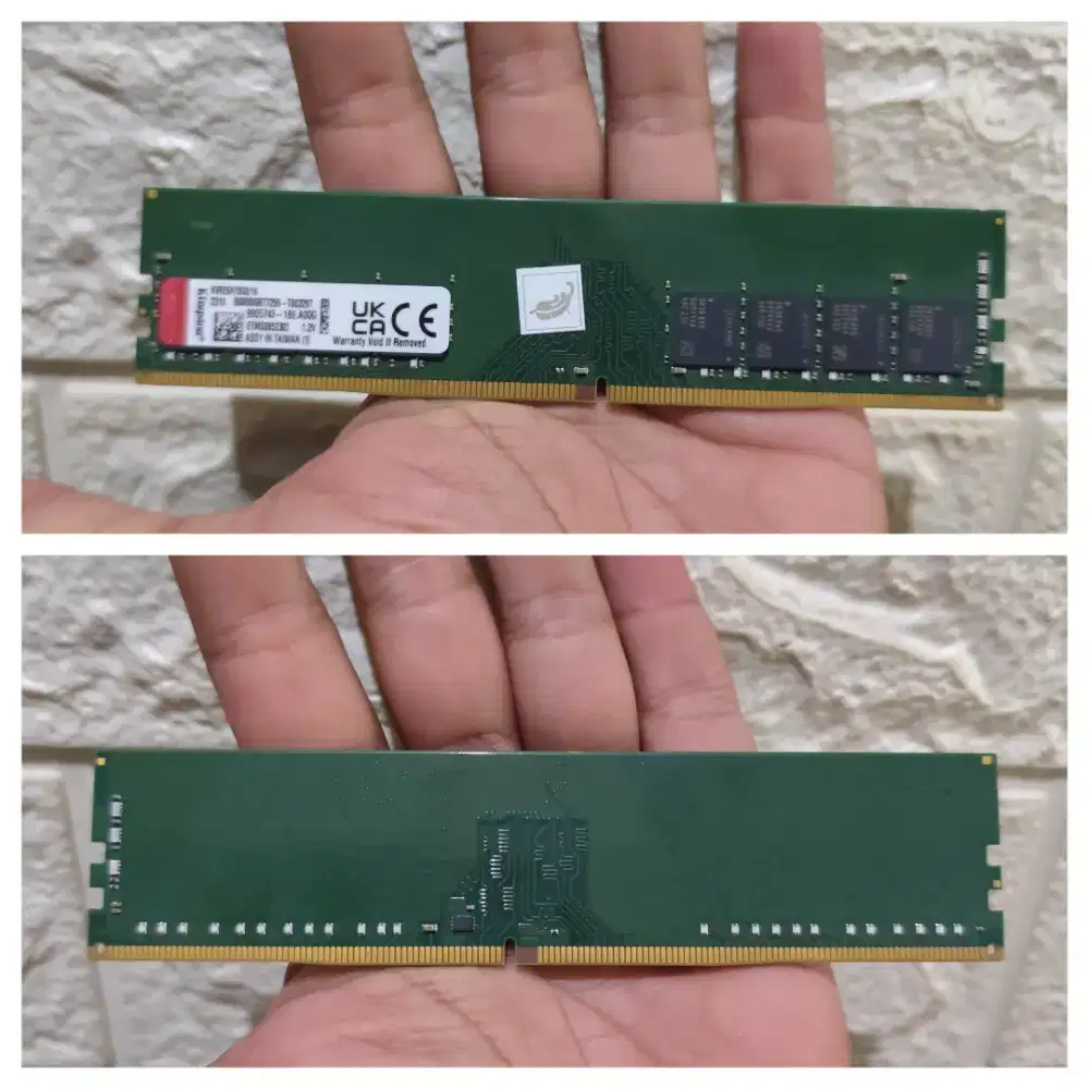 RAM 16GB DDR4 2666MHz Kingston KVR26N19S8/16 Original for PC Desktop