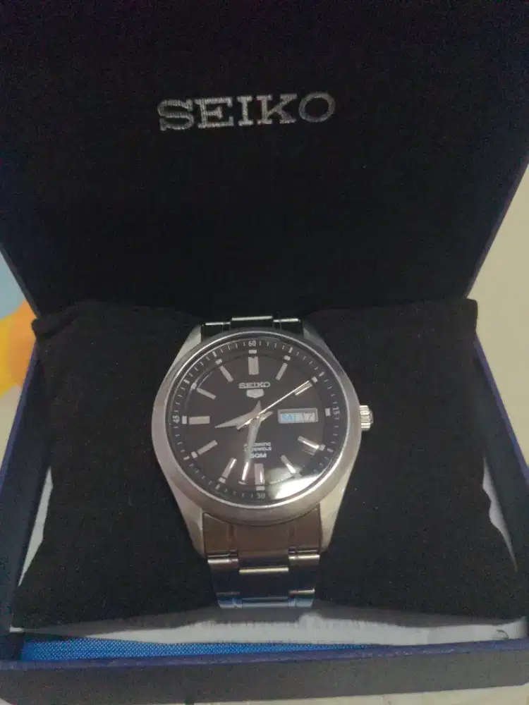 Seiko 5 SNKN89K1 Automatic Black Dial Stainless Steel