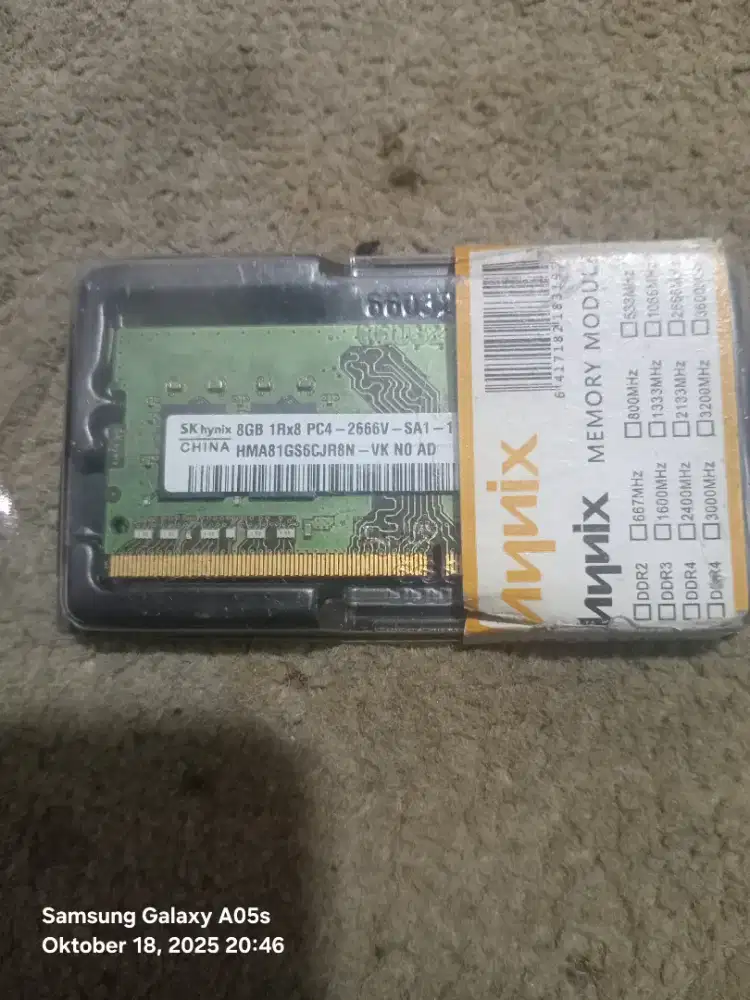 Memory ram laptop 8gb