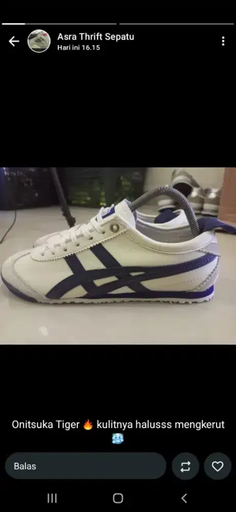 Onitsuka tiger putih aize 41