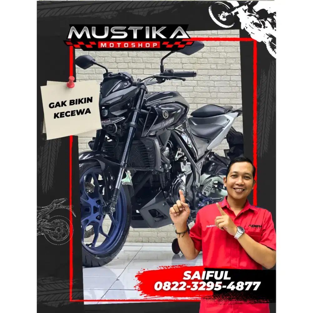 Perfect Condition!!Yamaha New MT25 Naked 2019 Plat Jatim Mulus-Mustika