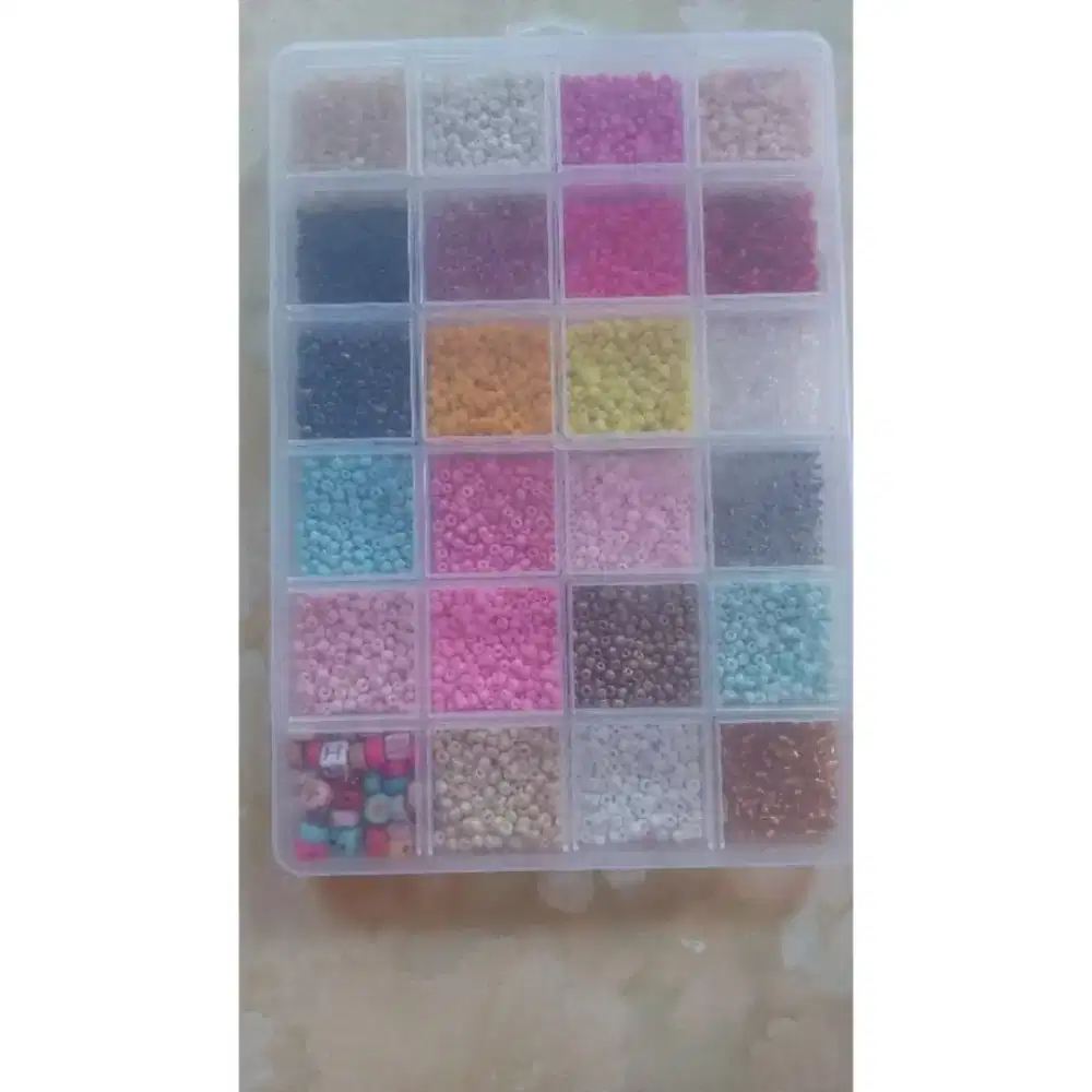 Set Paket Mote / Manik Manik Pasir 1 Box - Manik2 Mote Payet Pasir