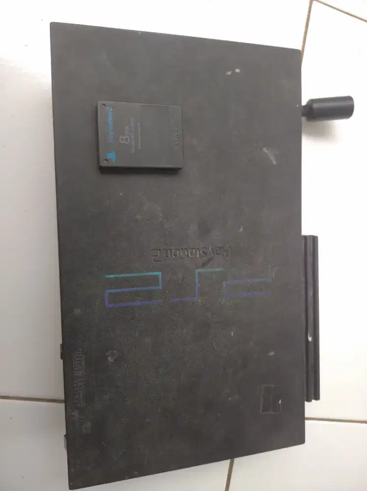 PS 2 Nyala Jual Gembling Karena tidak ada Kabel RCA nya yang ke TV