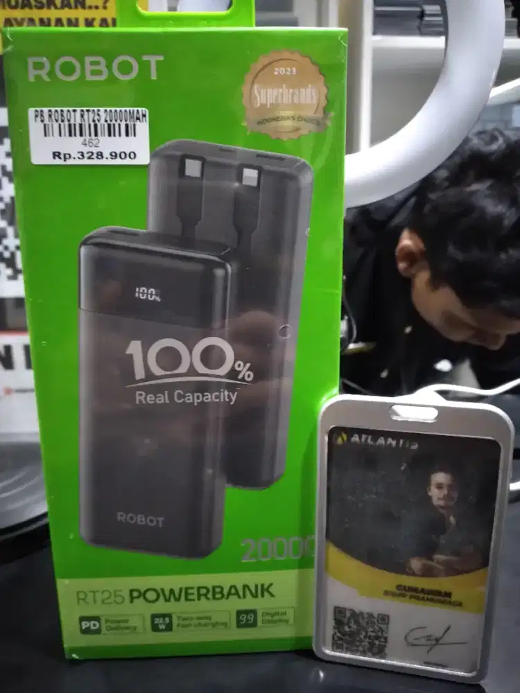 Power bank ROBOT RT25 ATLANTIS DAHSYAT